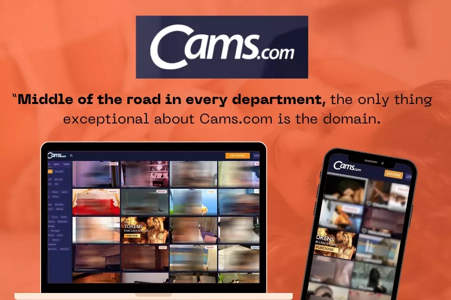 Cams.com screenshot