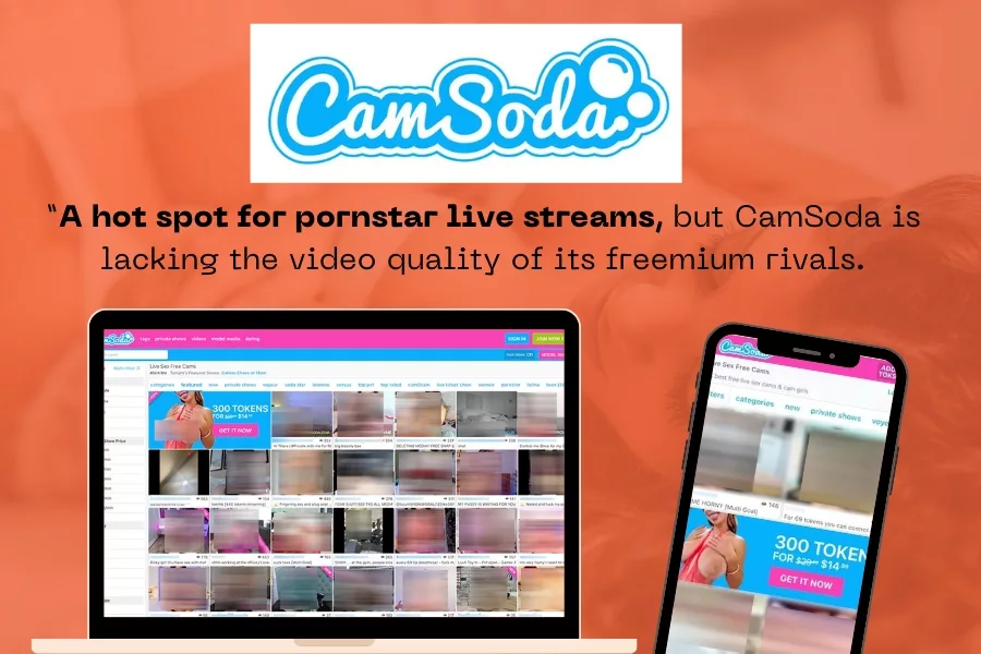 Captura de pantalla de CamSoda
