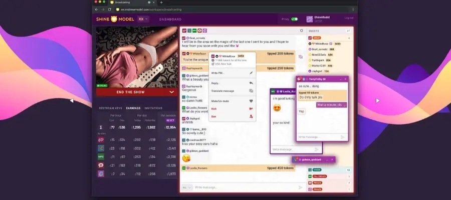 Cómo reparten las modelos su tiempo entre varias plataformas