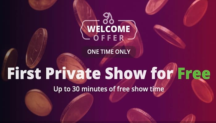 Get Your First XCams Private Show Free (Welcome Offer)