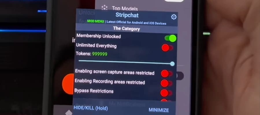 ¿Existe realmente un mod para conseguir tokens ilimitados en StripChat?